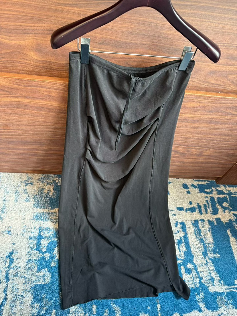 TUG韓國直郵女士新款26春夏熱賣26夏季職業休閑推薦長裙褶皺TUG長裙圖色2