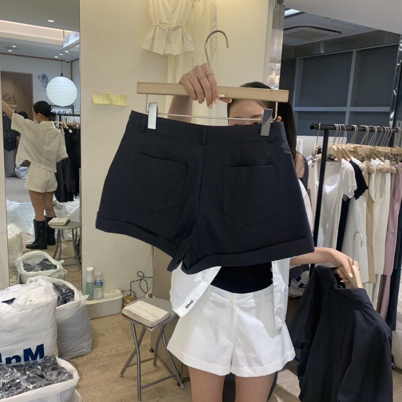 W AND J韓國代購女裝新品26夏季人氣熱賣職業26春夏短褲W AND J短褲