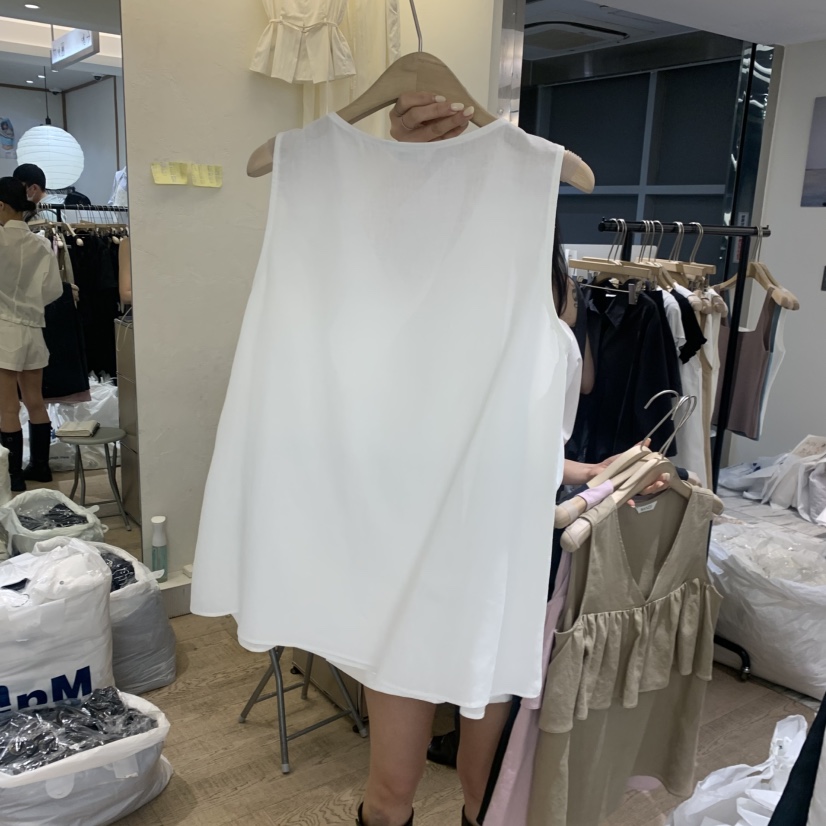 W AND J韓國東大門代購女裝新款時尚26夏季推薦吊帶背心W AND J吊帶/背心