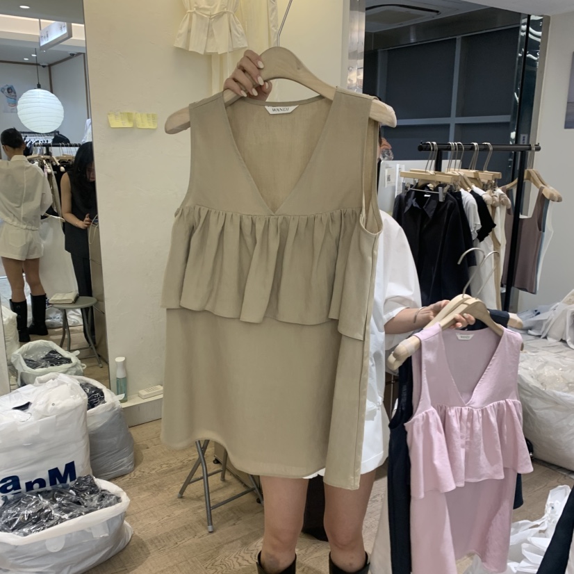 W AND J韓國東大門代購女裝新款時尚26夏季推薦吊帶背心W AND J吊帶/背心圖色2