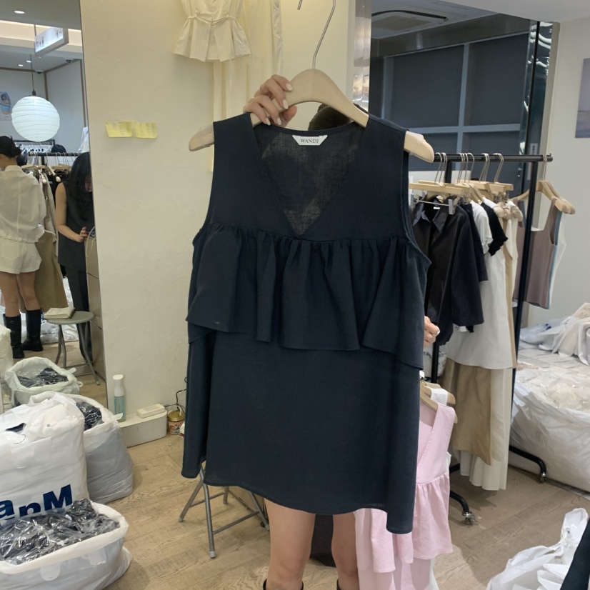 W AND J韓國東大門代購女裝新款時尚26夏季推薦吊帶背心W AND J吊帶/背心圖色4