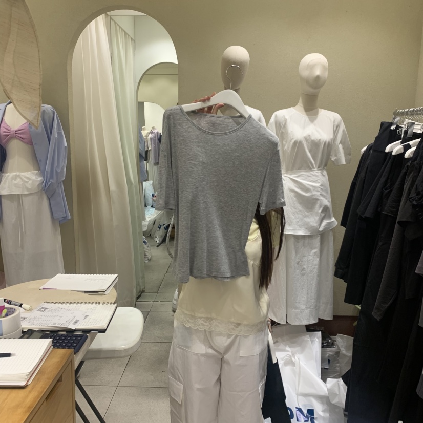 BROCCOLISALAD韓國東大門代購女裝新款熱賣推薦人氣休閑T恤BROCCOLISALADT恤圖色2