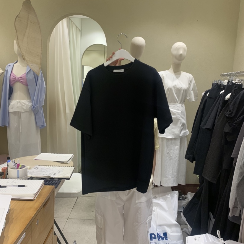 BROCCOLISALAD韓國直郵女裝新款推薦熱賣26春夏休閑26夏季T恤BROCCOLISALADT恤圖色1