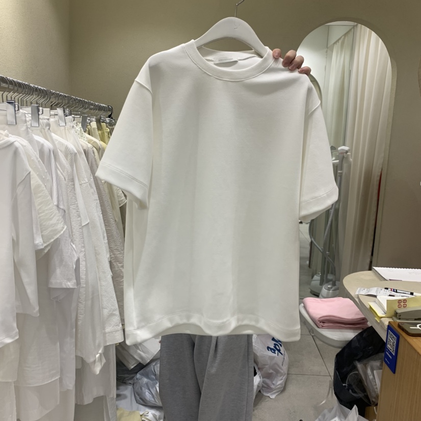 BROCCOLISALAD韓國直郵女裝新款推薦熱賣26春夏休閑26夏季T恤BROCCOLISALADT恤圖色2