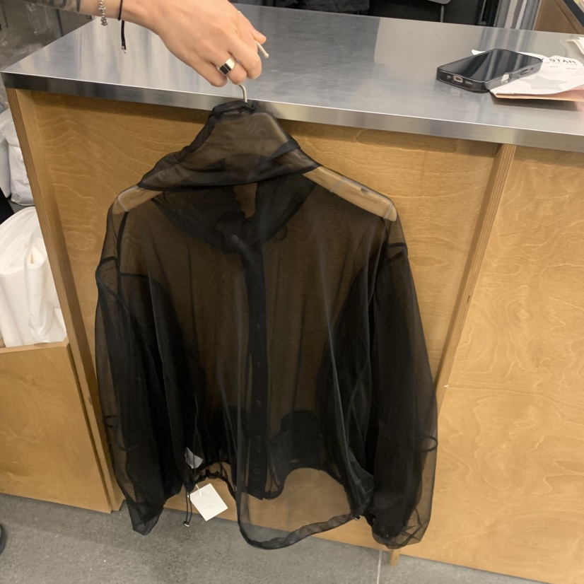 BLAIR韓國代購女裝新品職業時尚26夏季休閑26春夏夾克透明BLAIR seoul夾克