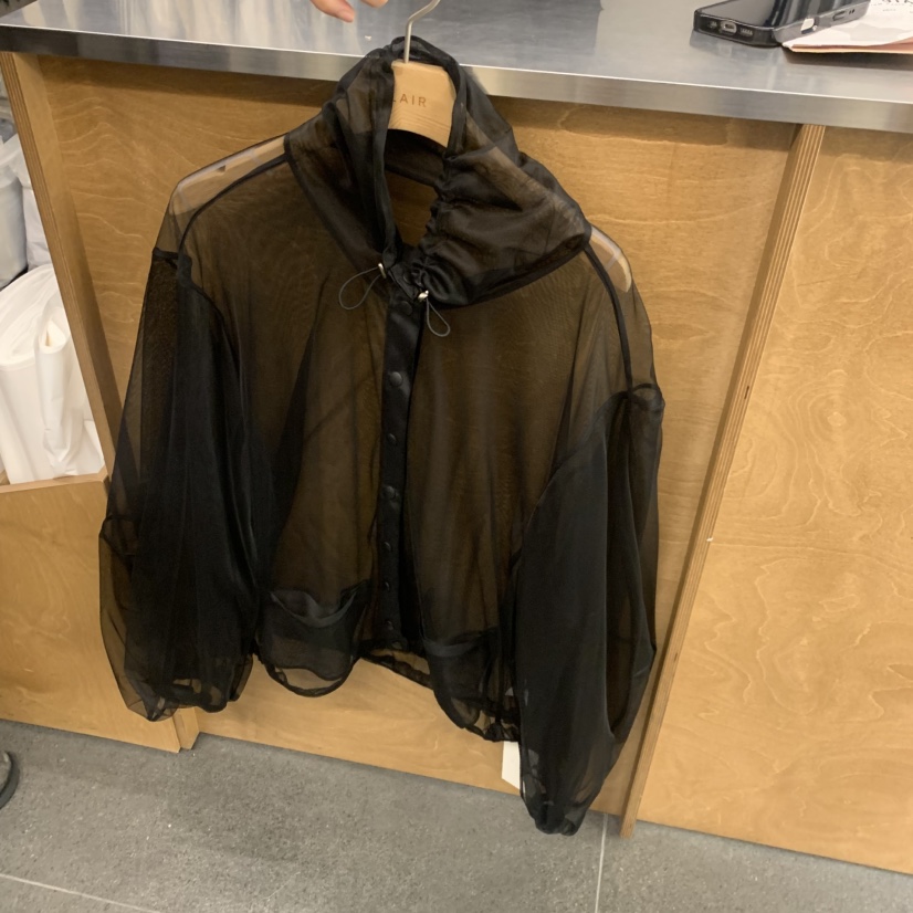 BLAIR韓國代購女裝新品職業時尚26夏季休閑26春夏夾克透明BLAIR seoul夾克圖色1