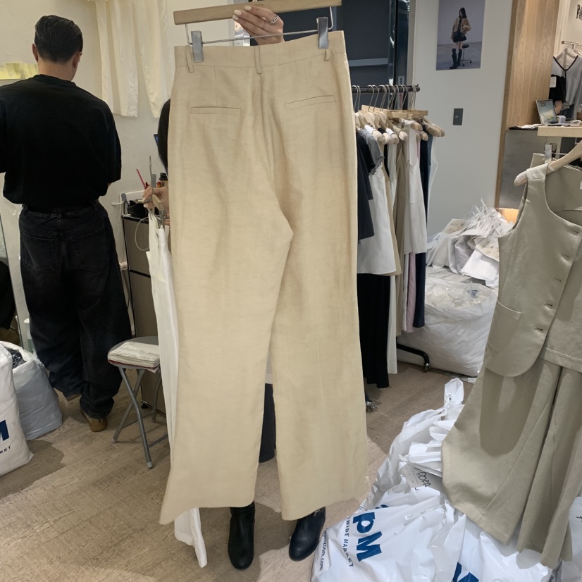 W AND J韓國東大門直郵女士新款人氣26春夏休閑時尚休閑褲W AND J休閑褲