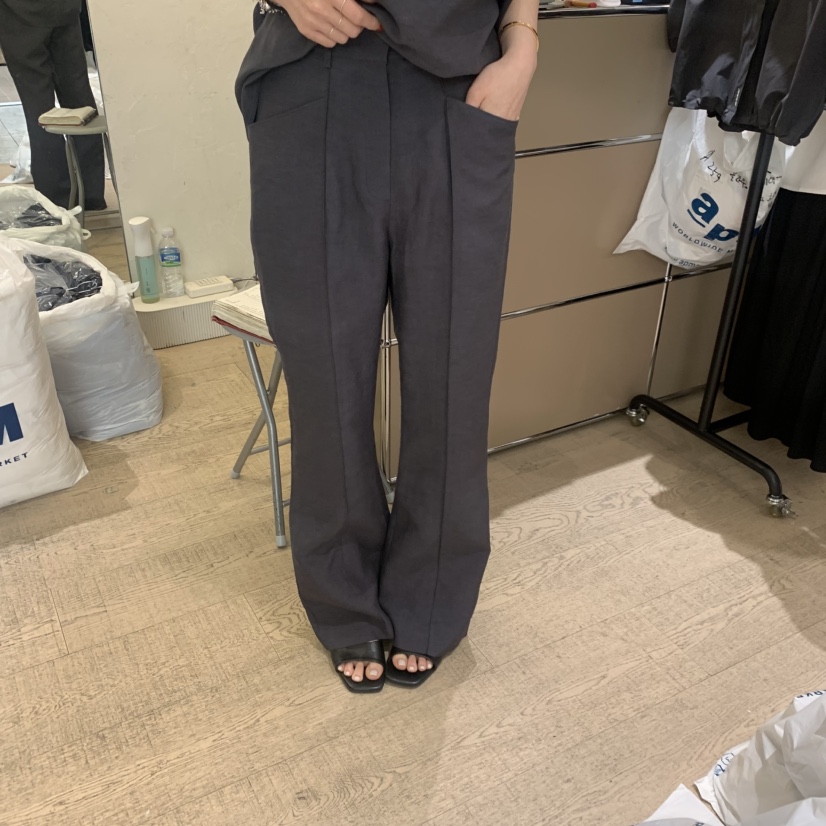 W AND J韓國東大門直郵女士新款人氣26春夏休閑時尚休閑褲W AND J休閑褲圖色1