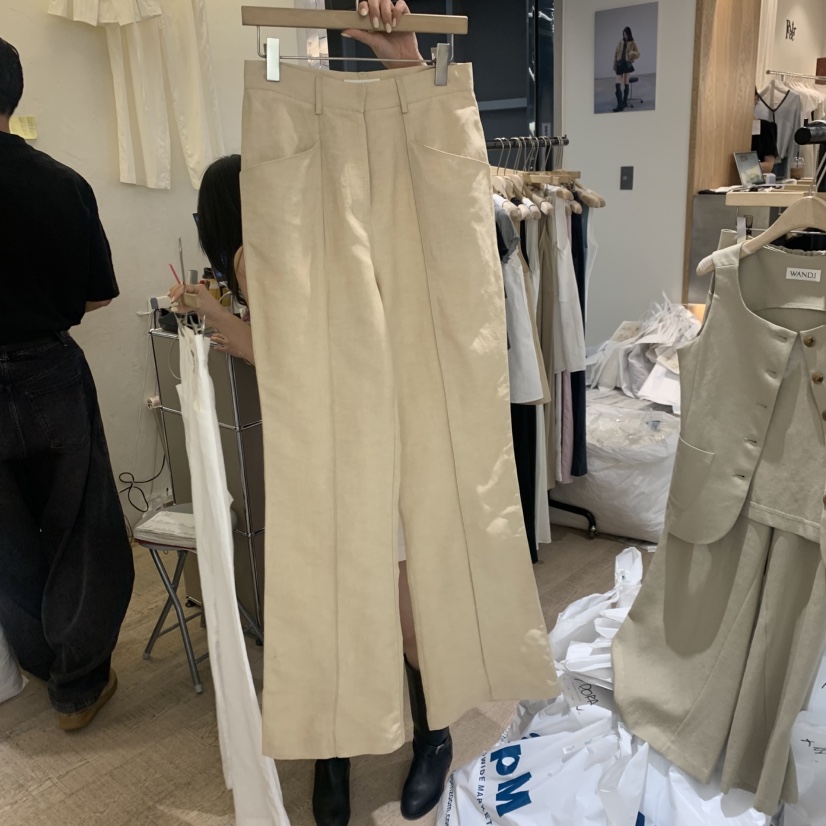 W AND J韓國東大門直郵女士新款人氣26春夏休閑時尚休閑褲W AND J休閑褲圖色2