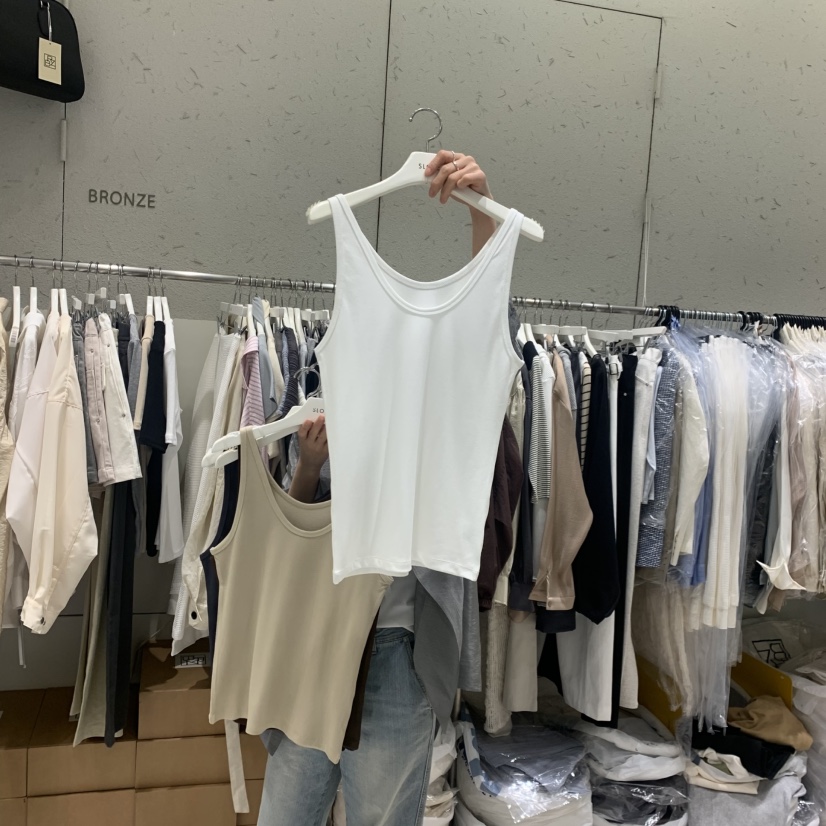 BRONZE韓國直郵女士新款推薦休閑時尚熱賣職業26夏季吊帶背心BRONZE吊帶/背心圖色1