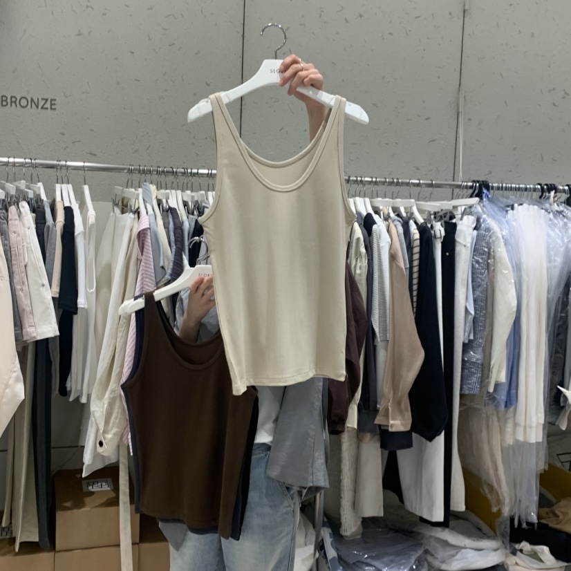 BRONZE韓國直郵女士新款推薦休閑時尚熱賣職業26夏季吊帶背心BRONZE吊帶/背心圖色2