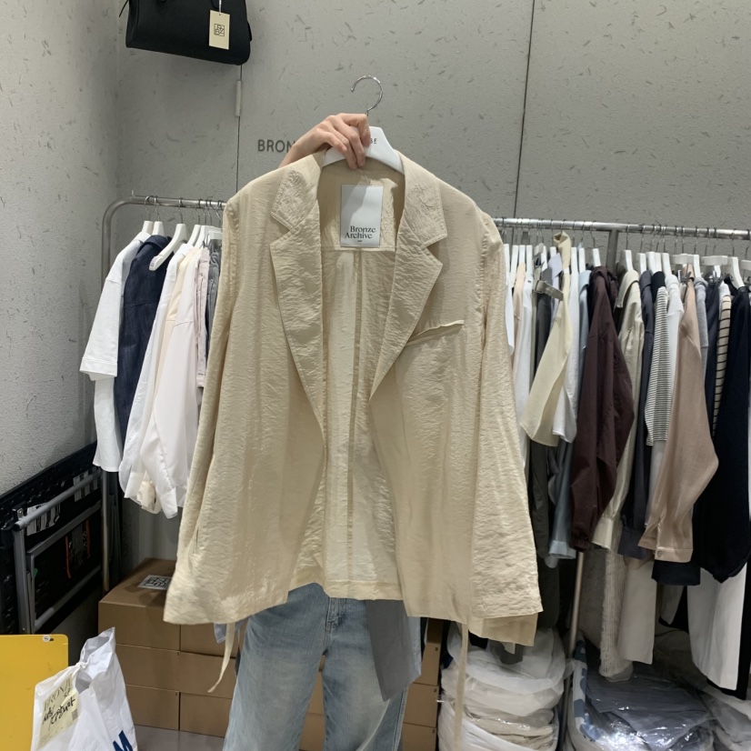 BRONZE韓國東大門代購女裝新品人氣推薦休閑26春夏26夏季夾克BRONZE夾克圖色1