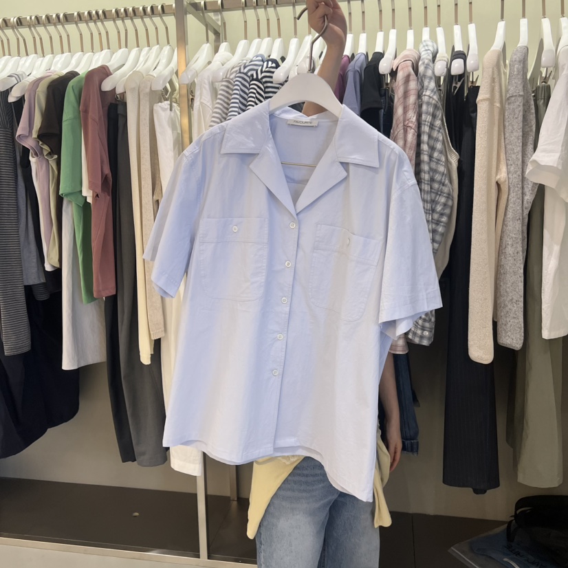 FAVE/FAVOURITE韓國東大門代購女士新品時尚26夏季襯衫蕾絲衫FAVE/FAVOURITE襯衫/蕾絲衫圖色2