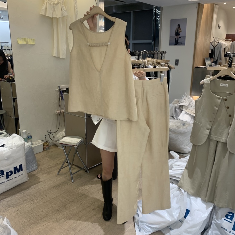 W AND J韓國東大門直郵女裝新品職業26春夏26夏季套裝套裝W AND J套裝