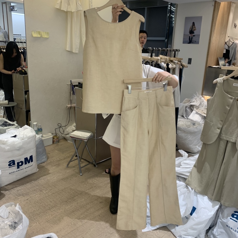 W AND J韓國東大門直郵女裝新品職業26春夏26夏季套裝套裝W AND J套裝圖色3