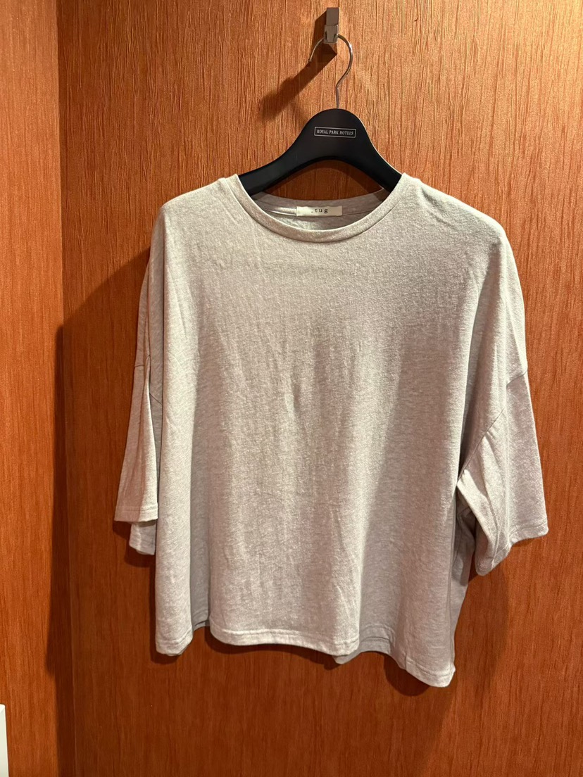 TUG韓國直郵女士新款時尚職業26春夏推薦休閑熱賣T恤插肩袖TUGT恤圖色2