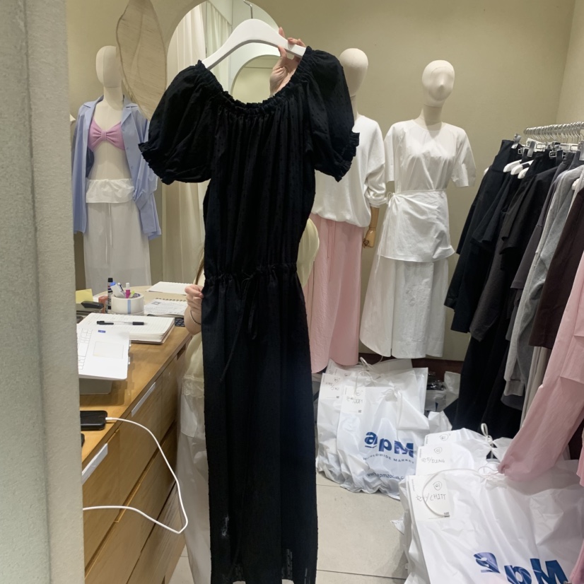 BROCCOLISALAD韓國東大門代購女士新品26夏季人氣推薦連衣裙BROCCOLISALAD連衣裙圖色2