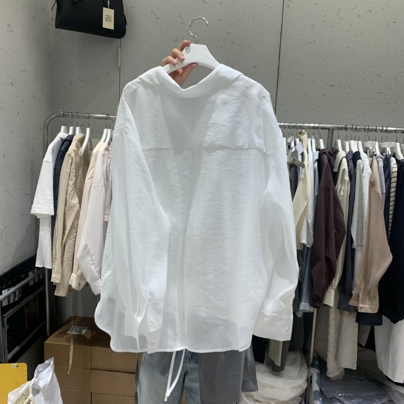 BRONZE韓國代購女士新品時尚26夏季休閑推薦襯衫蕾絲衫刺繡BRONZE襯衫/蕾絲衫