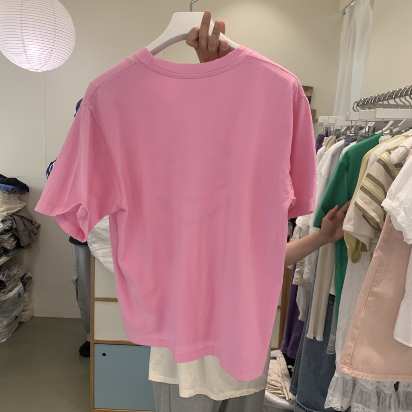 ARE東大門實拍韓國女裝新品職業推薦熱賣26夏季26春夏T恤ARE YOU/ARET恤