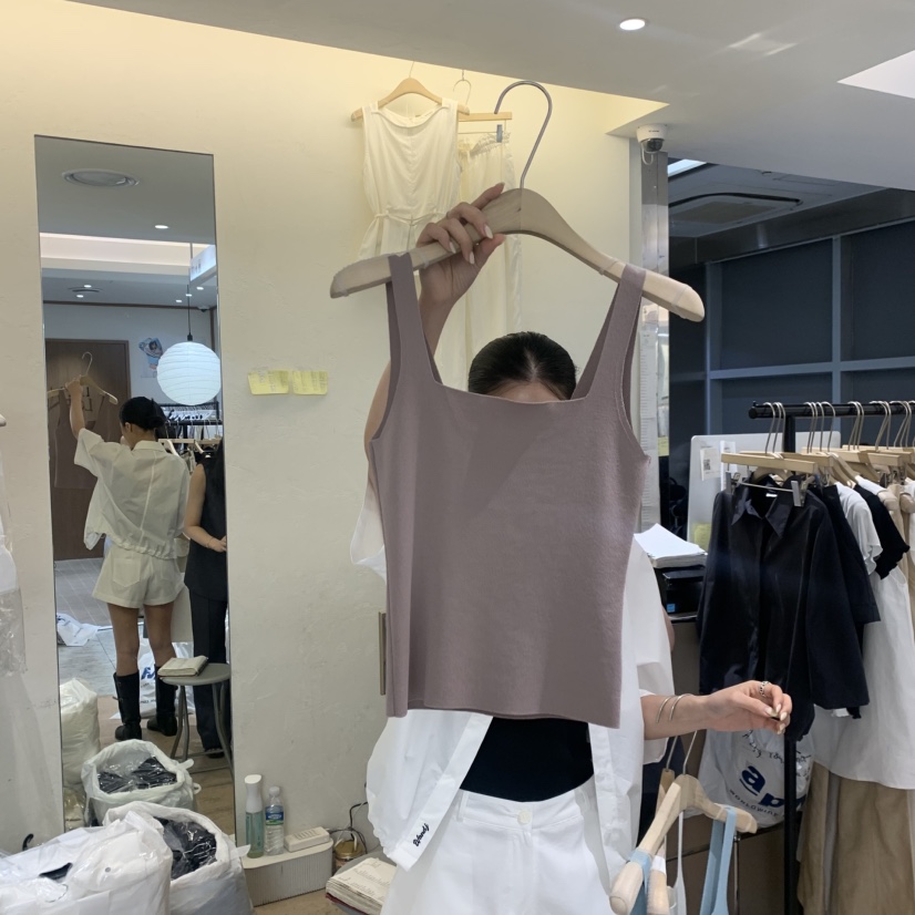 W AND J韓國直郵女士新款職業人氣26夏季熱賣推薦吊帶背心W AND J吊帶/背心圖色4