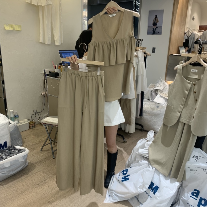 W AND J韓國直郵女裝新品職業人氣時尚推薦休閑熱賣套裝W AND J套裝圖色4