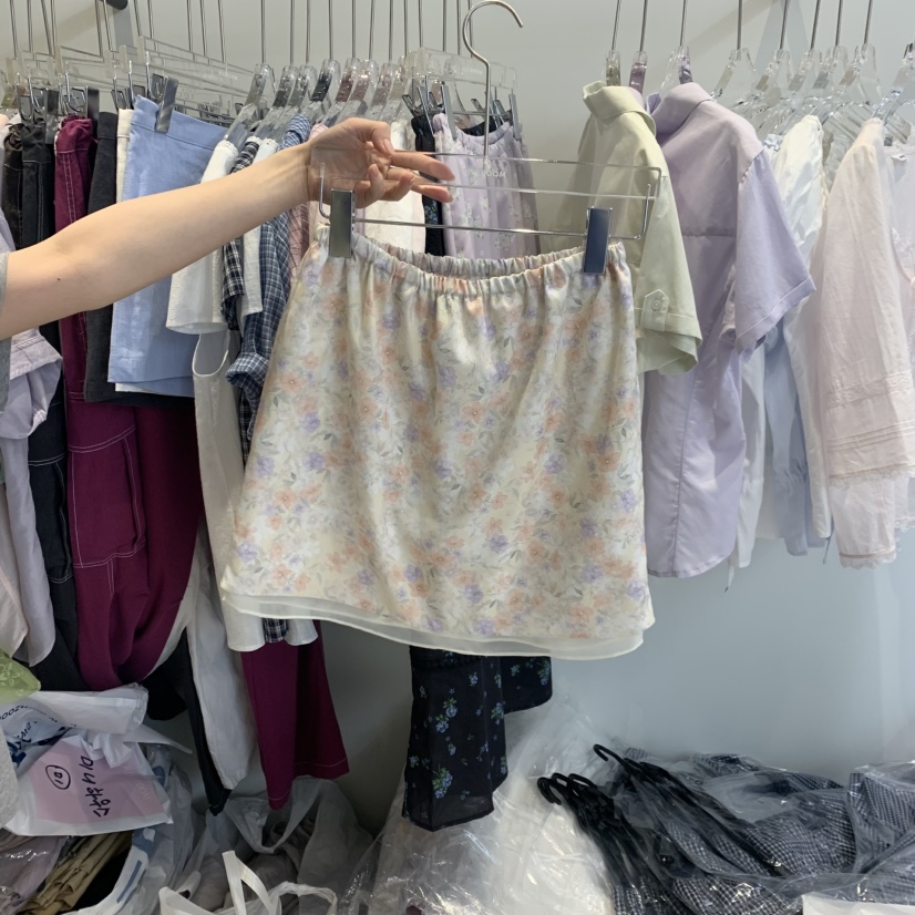 RIVEROOM韓國直郵女士新款職業休閑26夏季人氣26春夏短裙RIVEROOM短裙圖色1