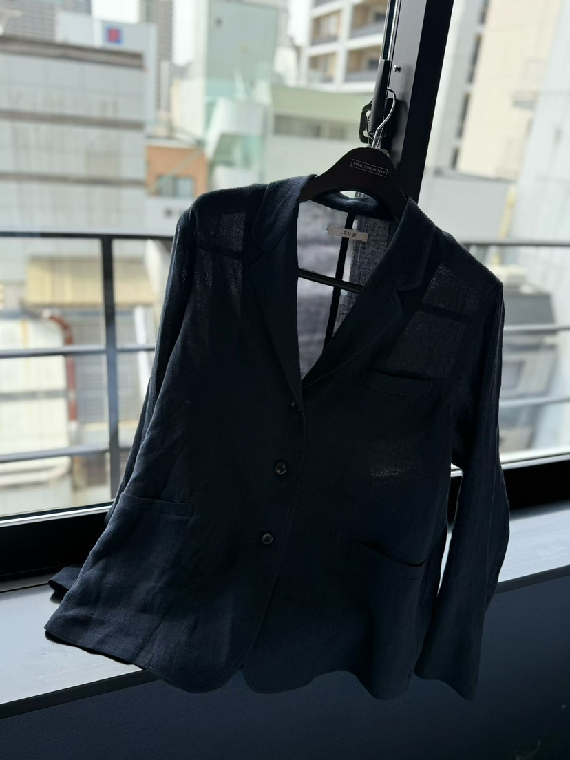 TUG韓國東大門代購女士新品時尚26春夏26夏季推薦夾克亞麻TUG夾克圖色1