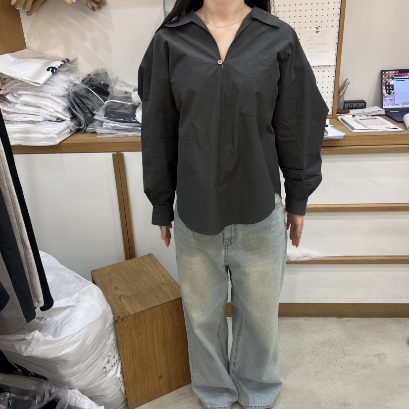 ARCHITEKT韓國東大門代購女士新款推薦人氣職業襯衫蕾絲衫ARCHITEKT襯衫/蕾絲衫圖色2