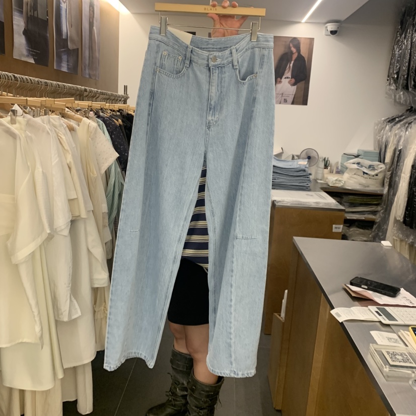 BLAIR韓國東大門代購女裝新品職業人氣熱賣時尚26春夏牛仔褲BLAIR seoul牛仔褲圖色1