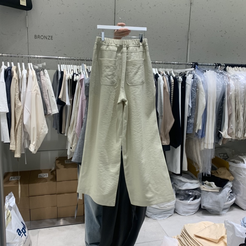 BRONZE韓國直郵女裝新款熱賣時尚休閑26春夏人氣職業休閑褲BRONZE休閑褲