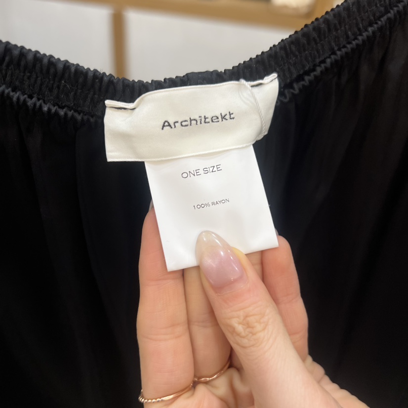 ARCHITEKT韓國東大門直郵女士新款熱賣推薦26春夏休閑褲緞面ARCHITEKT休閑褲