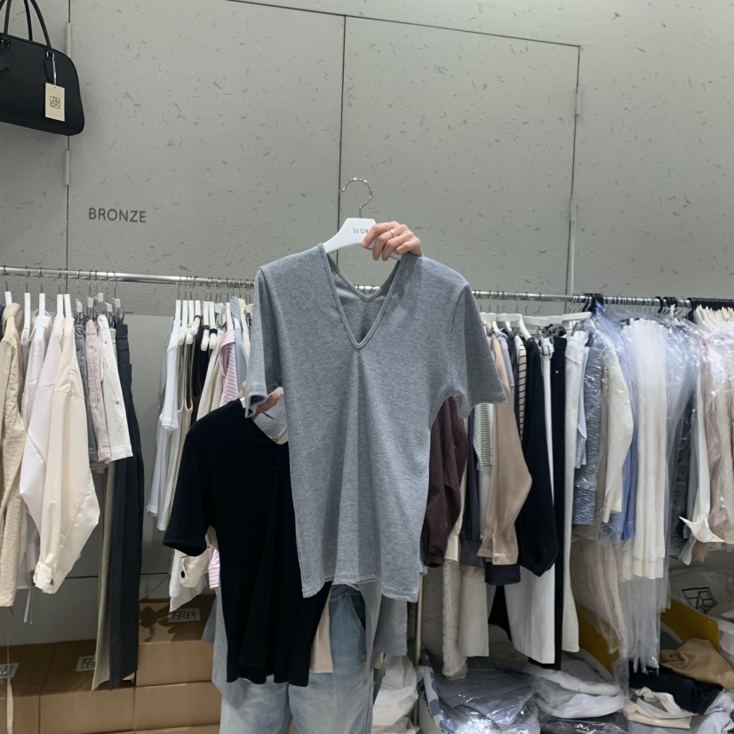 BRONZE韓國直郵女士新款職業26夏季人氣熱賣推薦時尚26春夏T恤BRONZET恤圖色1