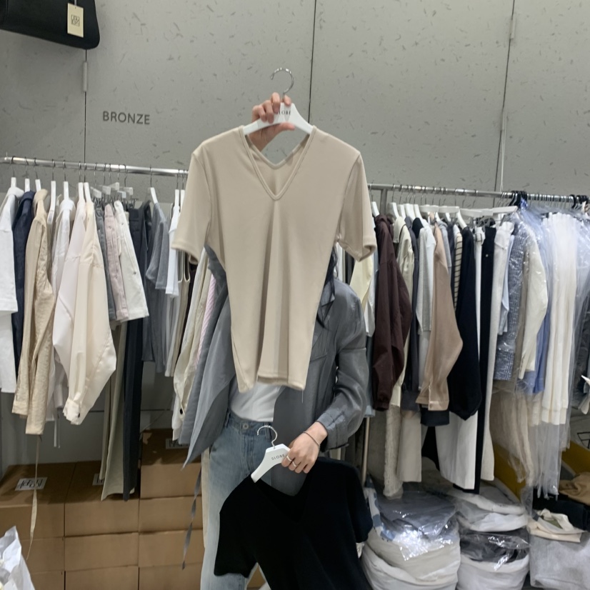 BRONZE韓國直郵女士新款職業26夏季人氣熱賣推薦時尚26春夏T恤BRONZET恤圖色3