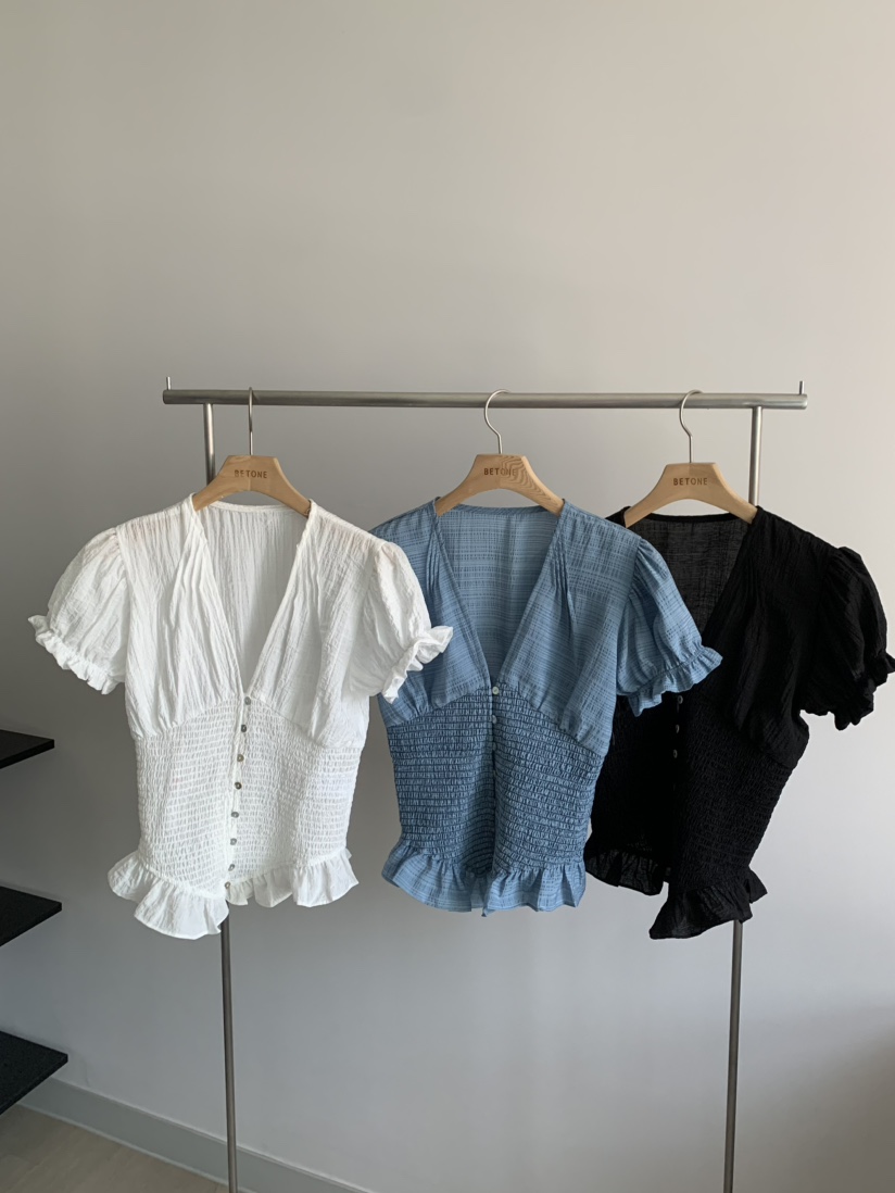 BETONE韓國直郵實拍女士新款職業熱賣休閑時尚襯衫蕾絲衫BETONE襯衫/蕾絲衫