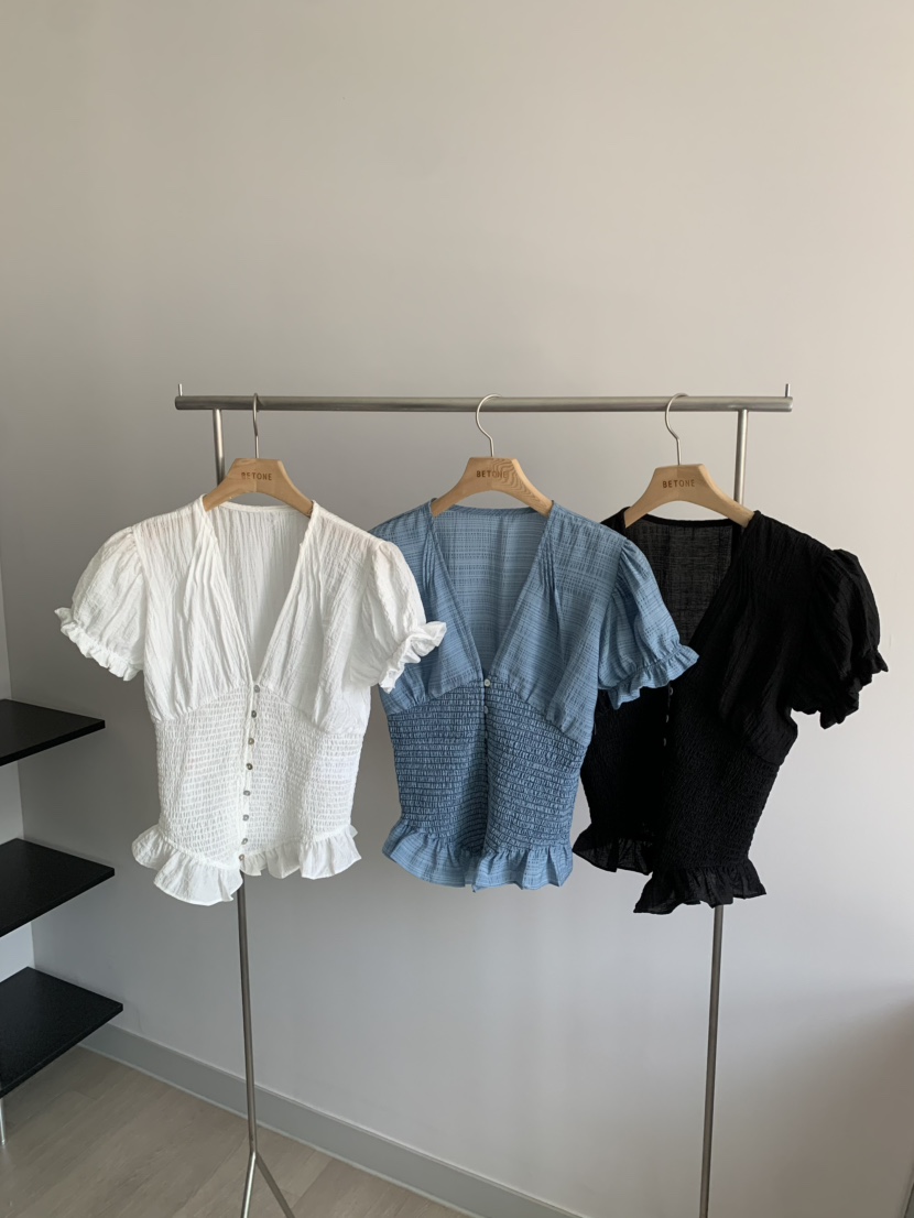 BETONE韓國直郵實拍女士新款職業熱賣休閑時尚襯衫蕾絲衫BETONE襯衫/蕾絲衫