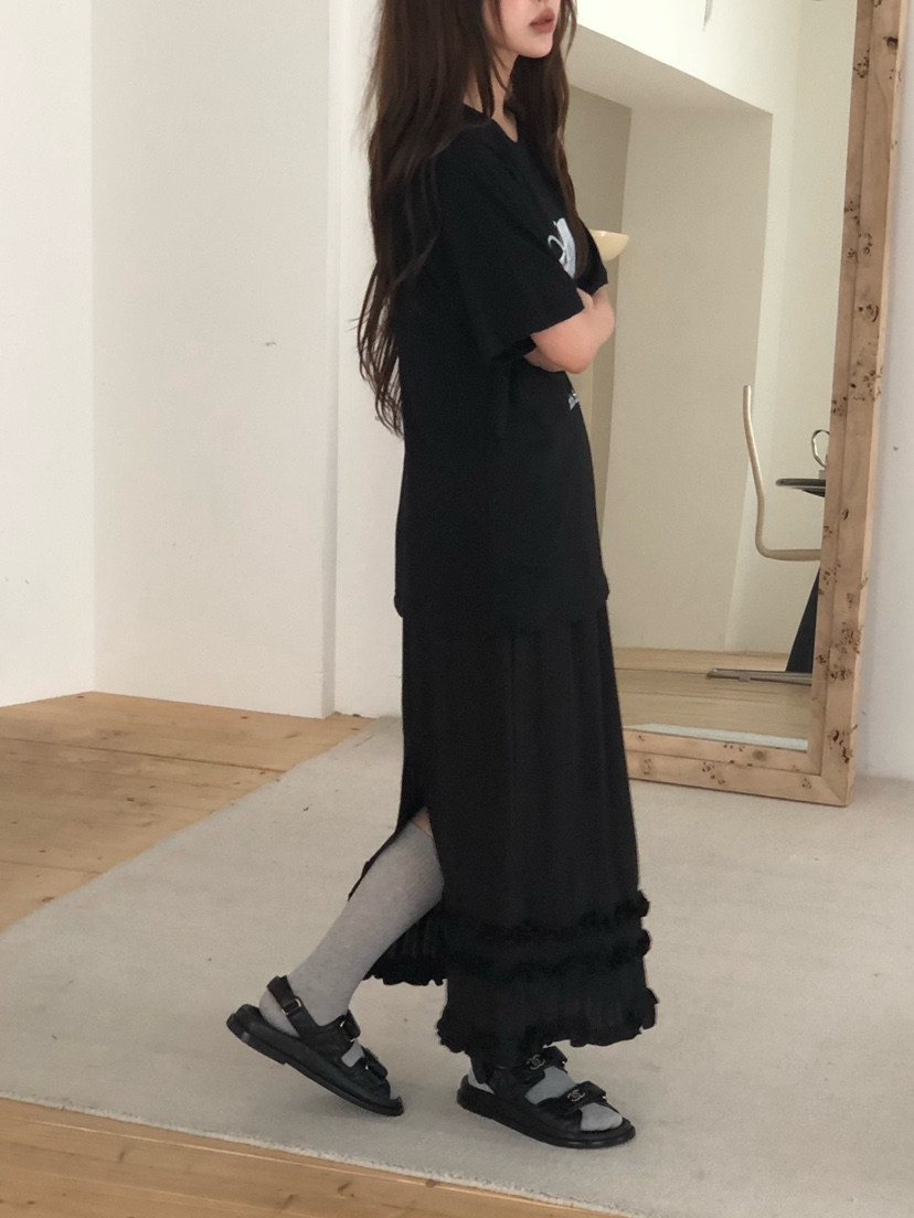 ONDO-P韓國直郵實拍女裝新款26夏季人氣職業熱賣時尚長裙ONDO-P長裙