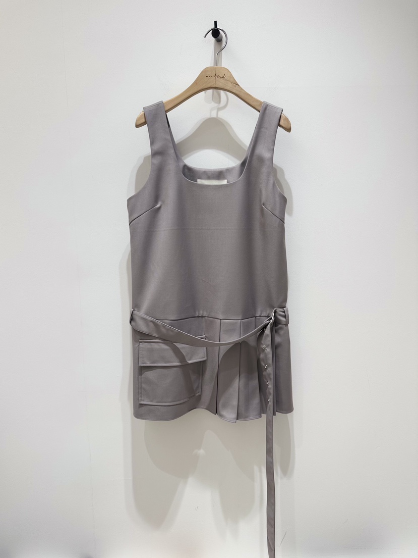 MELTED-P韓國直郵女士新款時尚熱賣26春夏職業連衣裙含腰帶MELTED-P連衣裙圖色2