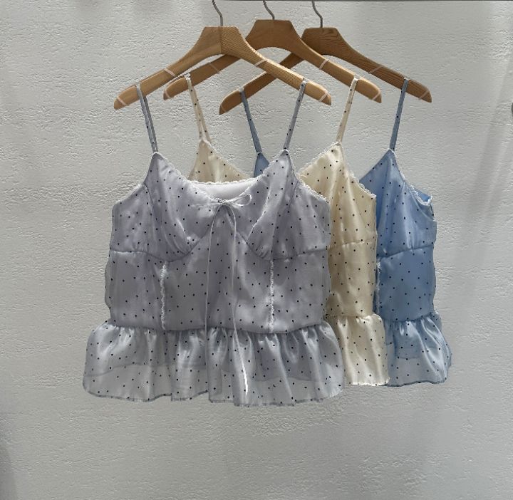 CRONG韓國代購女士新品26春夏人氣推薦休閑熱賣職業吊帶背心CRONG吊帶/背心