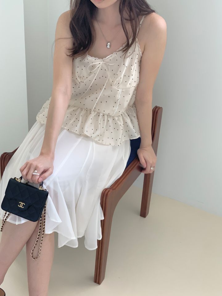 CRONG韓國代購女士新品26春夏人氣推薦休閑熱賣職業吊帶背心CRONG吊帶/背心