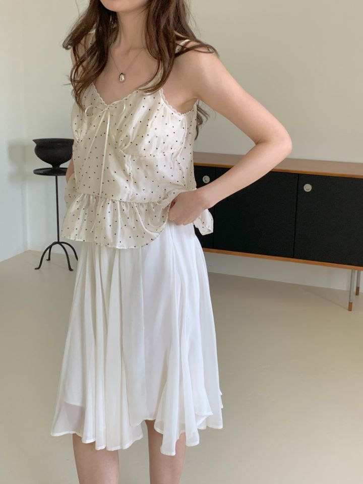 CRONG韓國代購女士新品26春夏人氣推薦休閑熱賣職業吊帶背心CRONG吊帶/背心