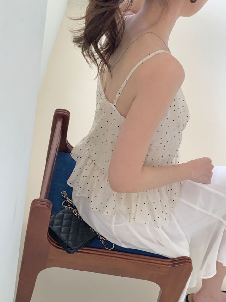 CRONG韓國代購女士新品26春夏人氣推薦休閑熱賣職業吊帶背心CRONG吊帶/背心