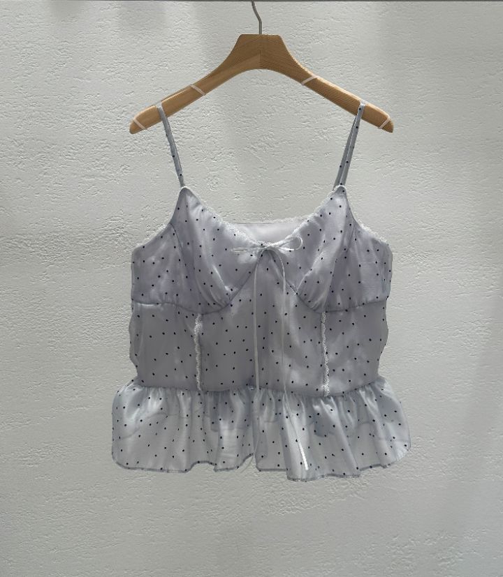 CRONG韓國代購女士新品26春夏人氣推薦休閑熱賣職業吊帶背心CRONG吊帶/背心圖色1