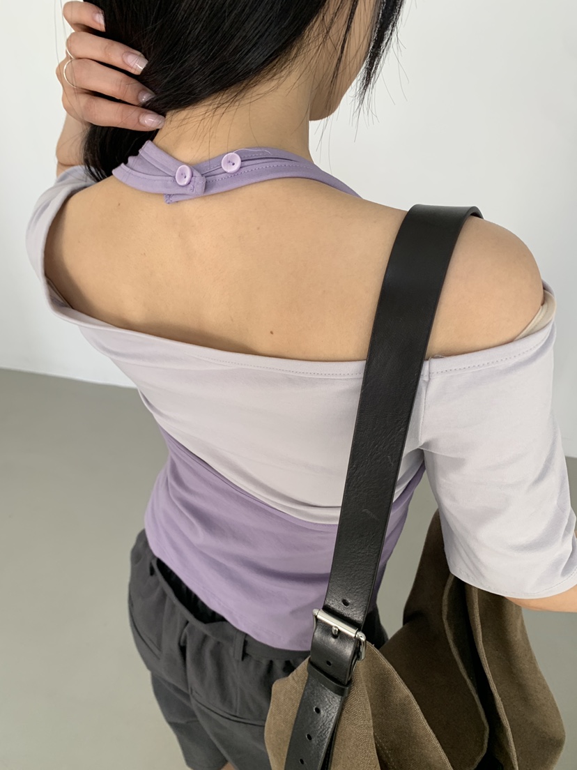 MURMUR韓國直郵實拍女裝新品職業休閑26夏季時尚人氣26春夏T恤MURMURT恤