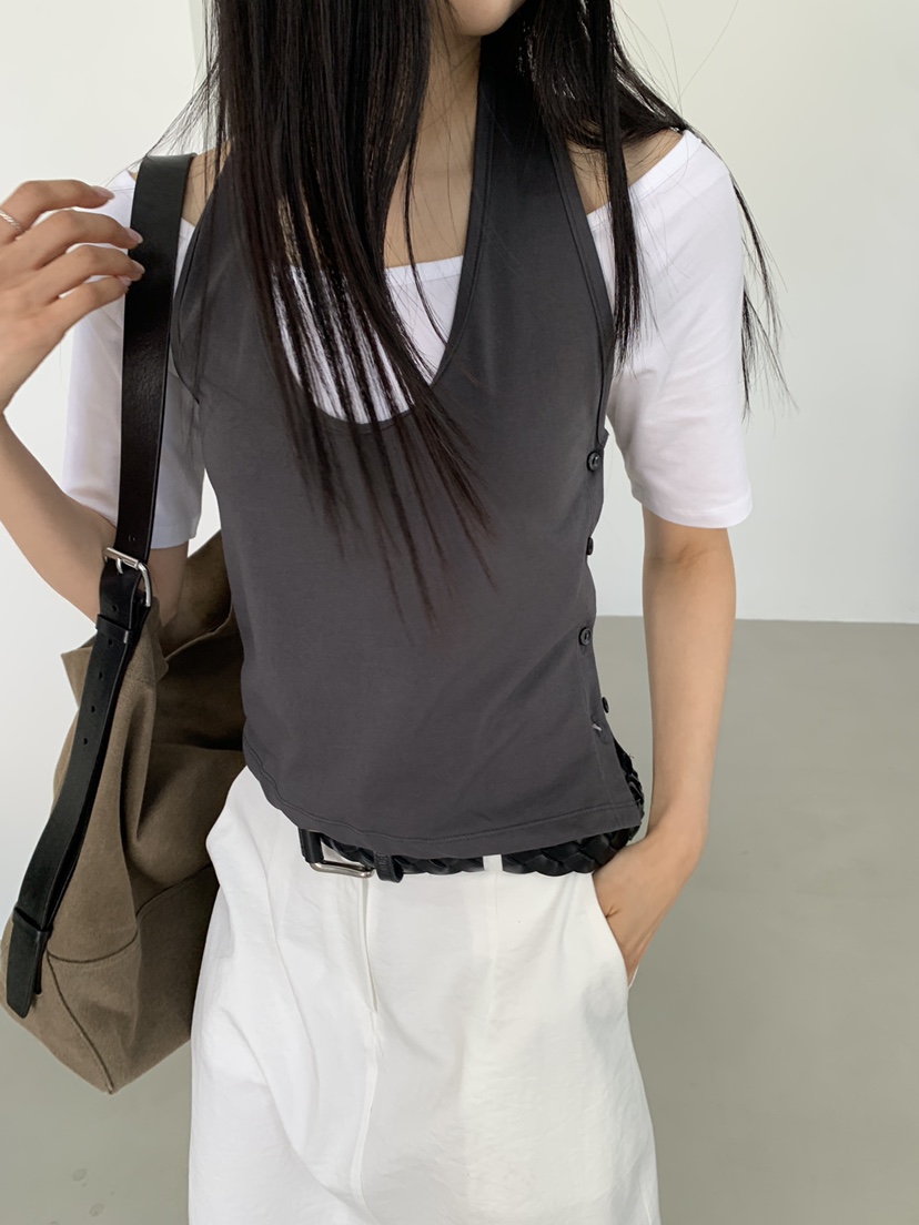 MURMUR韓國直郵實拍女裝新品職業休閑26夏季時尚人氣26春夏T恤MURMURT恤