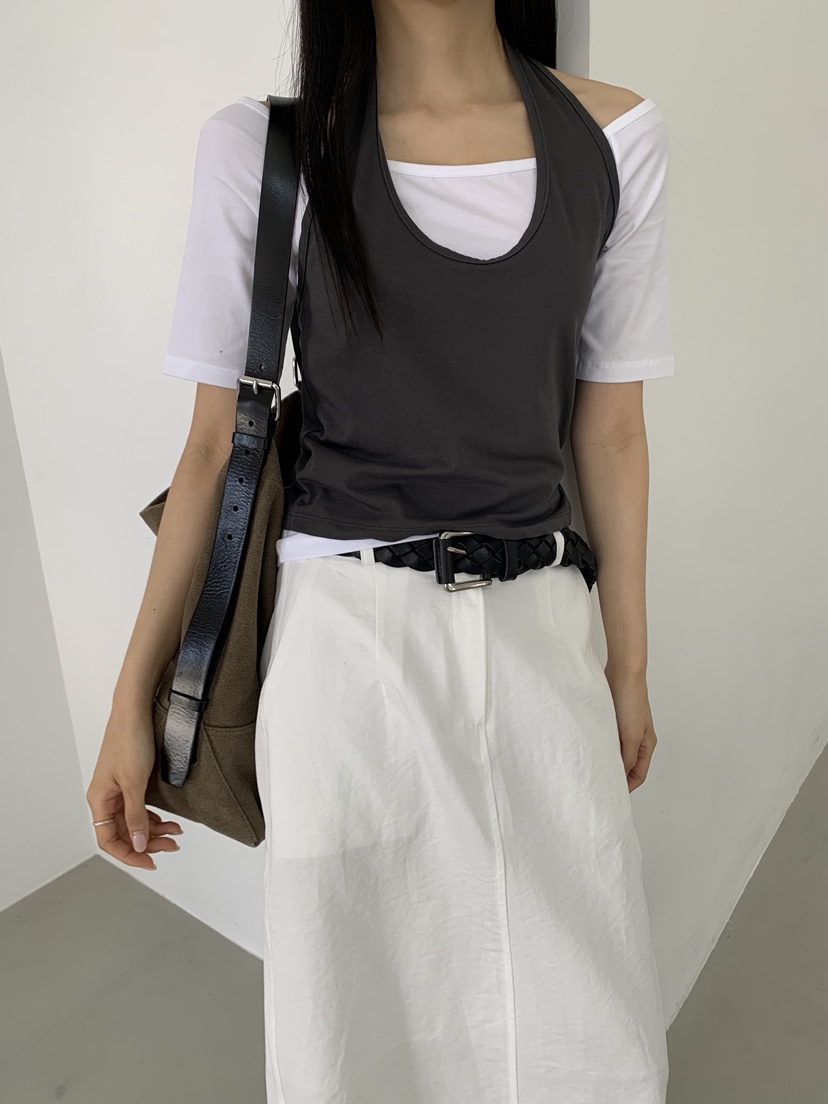 MURMUR韓國直郵實拍女裝新品職業休閑26夏季時尚人氣26春夏T恤MURMURT恤