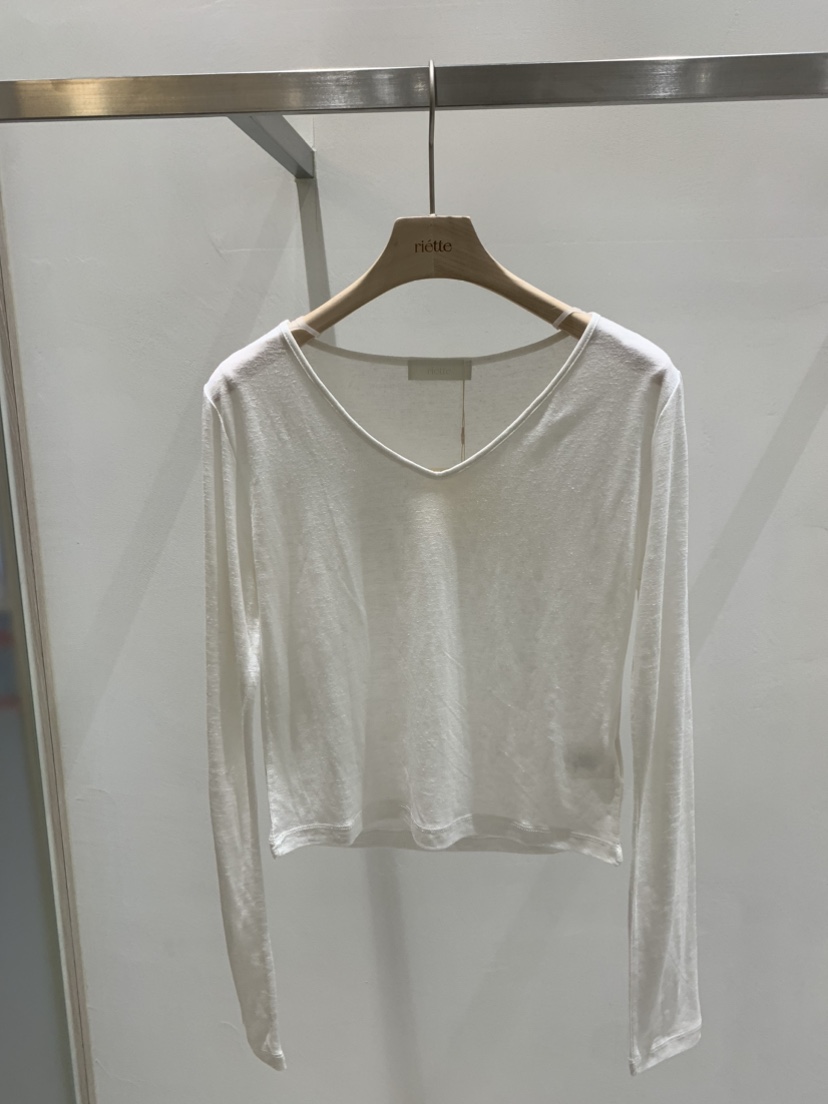 RIETTE韓國直郵實拍女士新款26夏季時尚休閑26春夏長袖T恤RIETTE長袖T恤圖色3