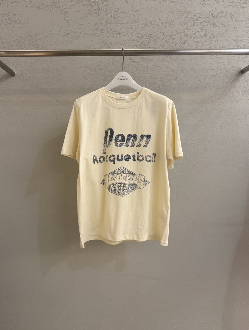 PLAYBUTTON-P韓國直郵女裝新品時尚26夏季26春夏休閑T恤PLAYBUTTONT恤圖色2