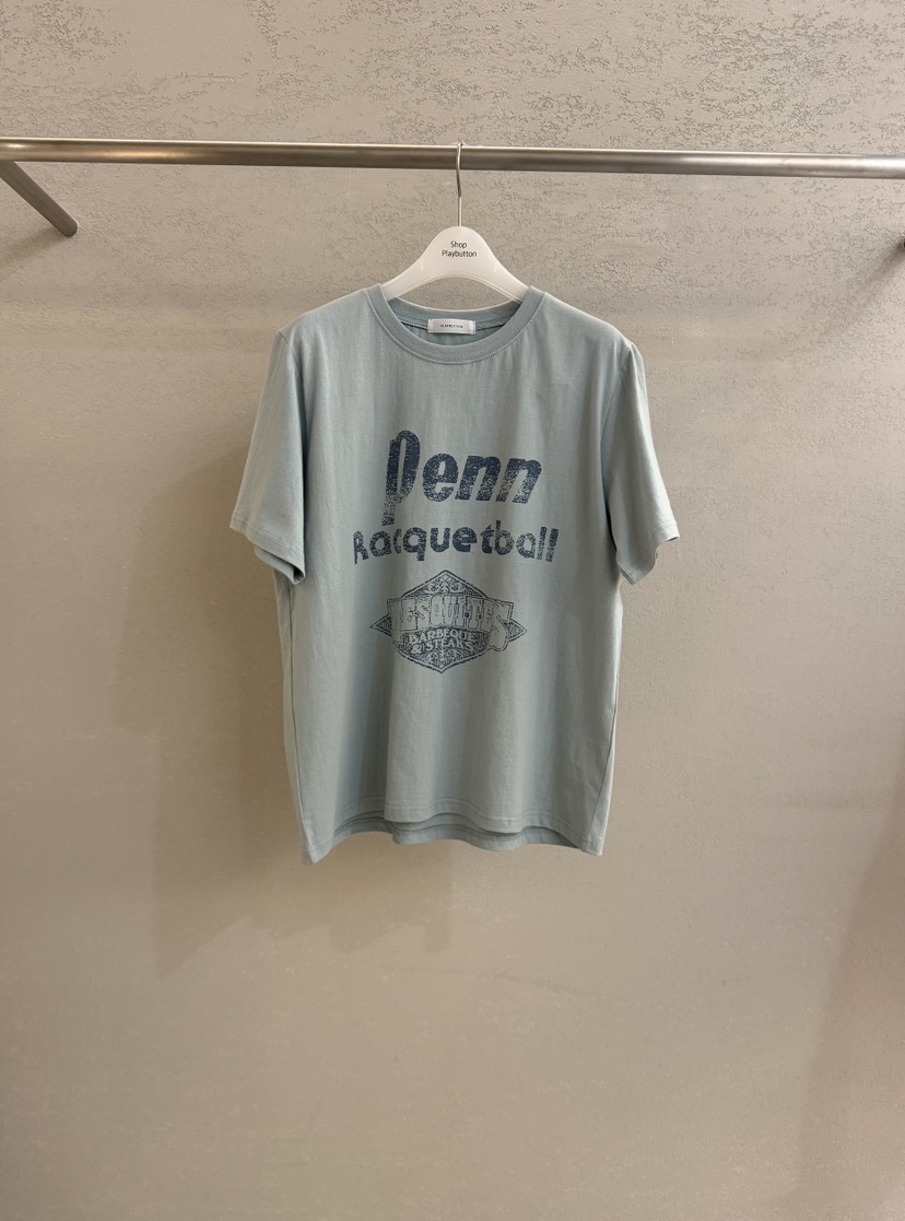 PLAYBUTTON-P韓國直郵女裝新品時尚26夏季26春夏休閑T恤PLAYBUTTONT恤圖色3