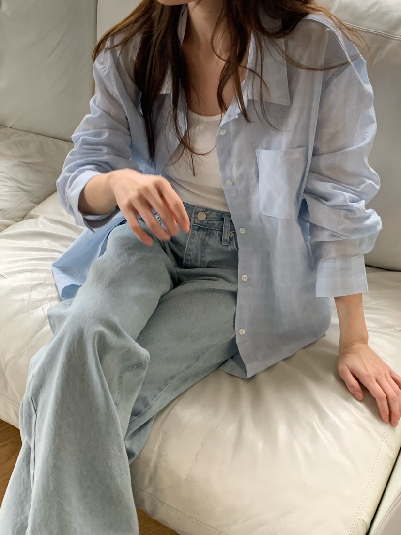 RIETTE韓國東大門代購女裝新款休閑26春夏人氣襯衫蕾絲衫RIETTE襯衫/蕾絲衫