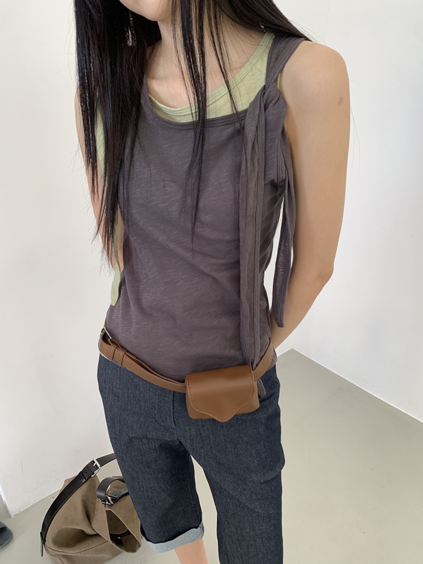 MURMUR東大門實拍韓國女裝新品26春夏推薦職業時尚吊帶背心MURMUR吊帶/背心